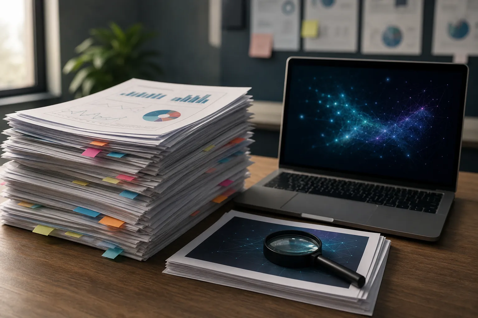Why traditional SEO reports are not enough Editorial illustration of Why traditional SEO reports are not enough