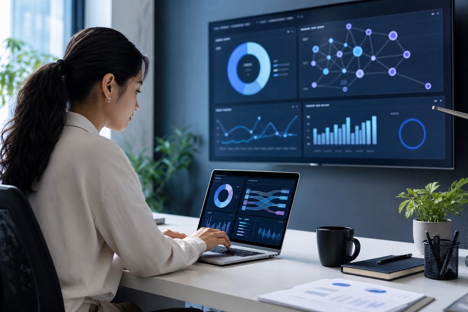 AEO case study framework dashboard showing AI citation tracking across ChatGPT Perplexity and Gemini with share of voice metrics and prompt sets