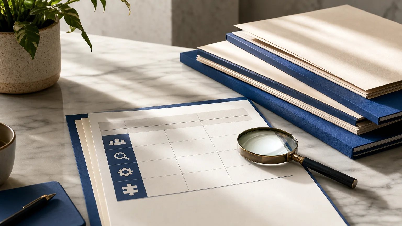 Digital marketing for small business worksheet comparing buyer demand, staff capacity, proof, cost, and channel choices