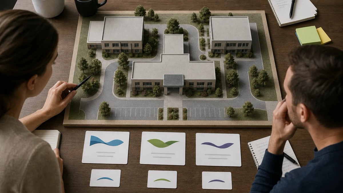 treatment campus naming search and maps planning and verification workflow