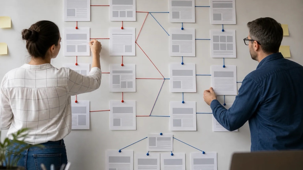substance pages vs program pages planning and verification workflow
